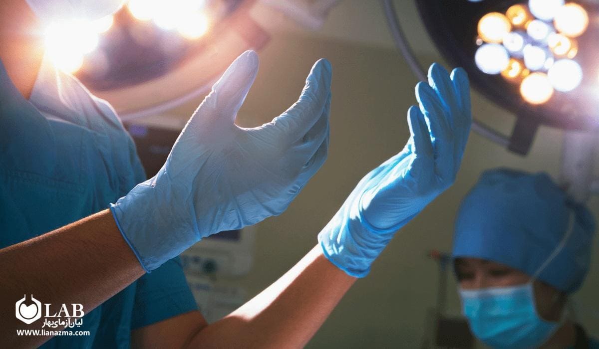 دستکش جراحی از انواع دستکش یکبار مصرف پزشکی