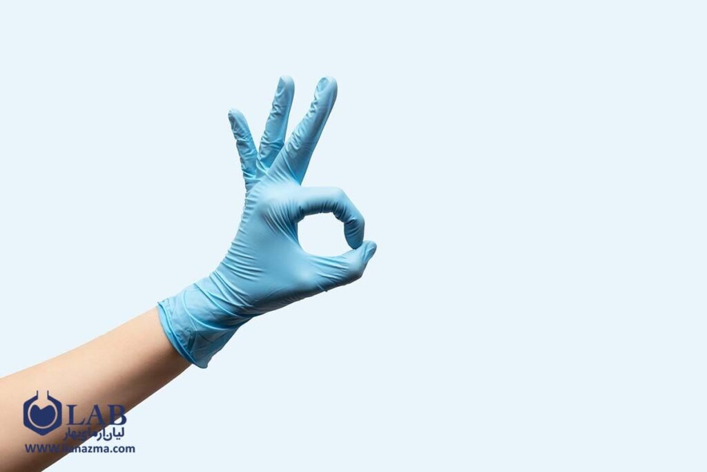 راهنمای جامع انتخاب سایز دستکش لاتکس | لیان آزمای بهار